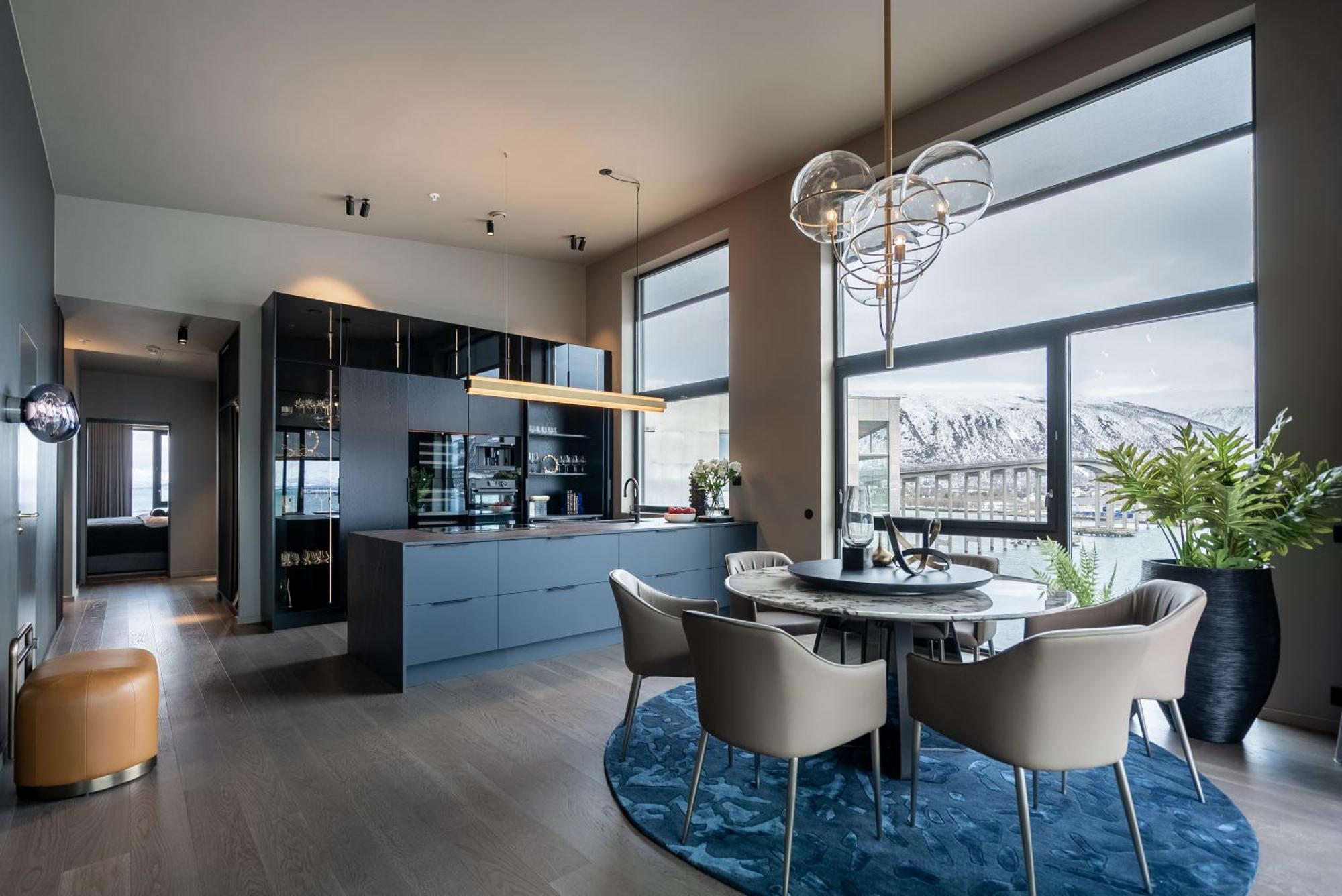 Vindlys Luxury Penthouse Apartment Tromsø Esterno foto